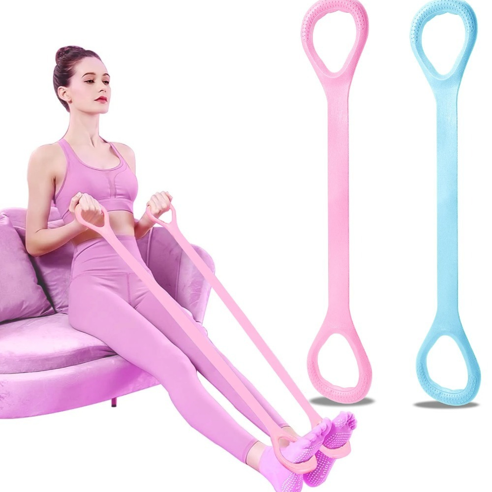 Elastic Resistance Band For Arm Shoulder Back Workout Fitness Exercise Training Yoga Pilates Physical Therapy Equipment Tool blue Band