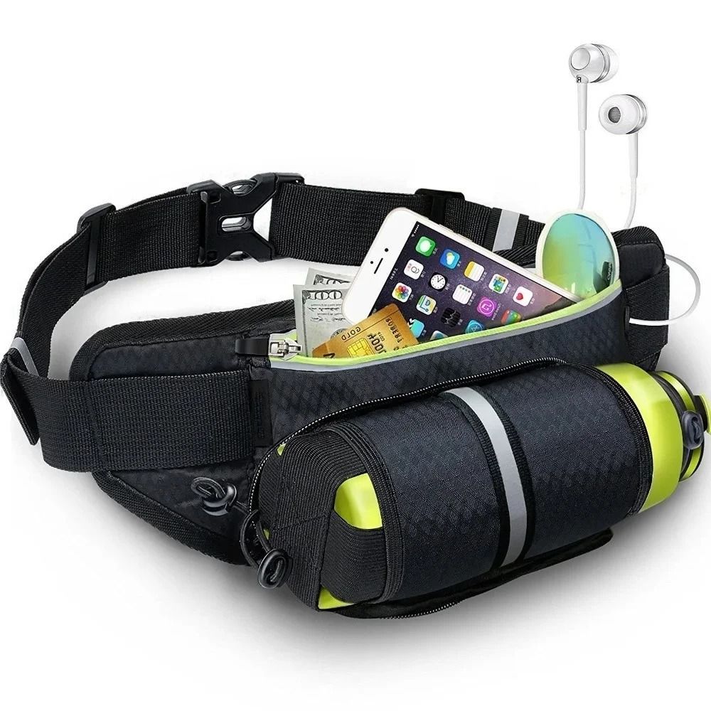 Hydration Trail Running Belt Waist Bag With Water Bottle Holder Hydration Trail Running Belt Waist Bag With Water Bottle Holder