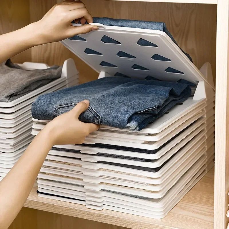 Folding Clothes Organizer Boards Set For Tidy Wardrobe trumpet