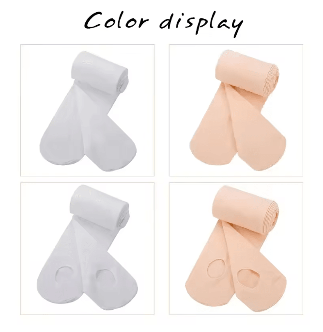 Velvet Ballet Tights With Convertible Hole For Girls And Women b 140 Height 110 130cm