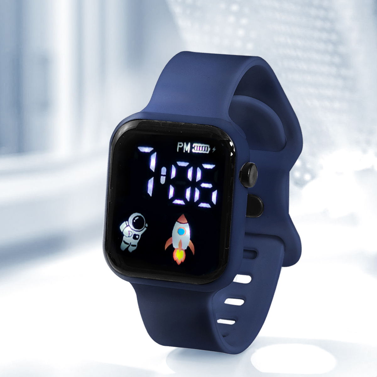 Smartwatch For Kids Touch Screen Sports Watch For Men & Women Perfect Gift For Children dark Blue