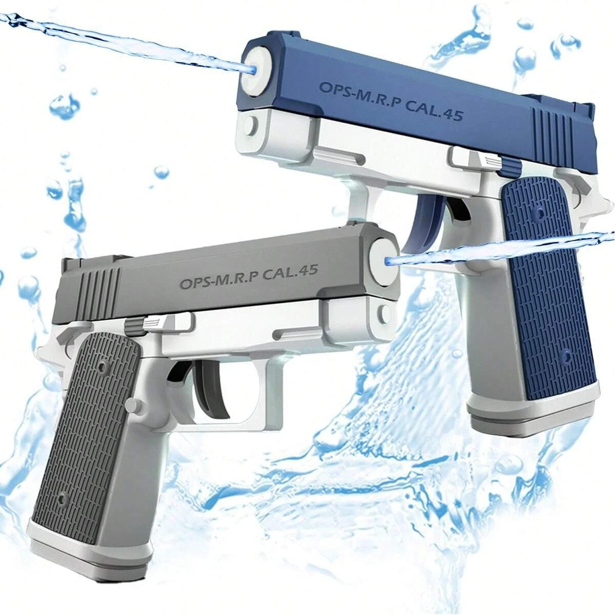 Premium Water Blaster Pistol Toy For Summer Pool & Outdoor Play light Grey