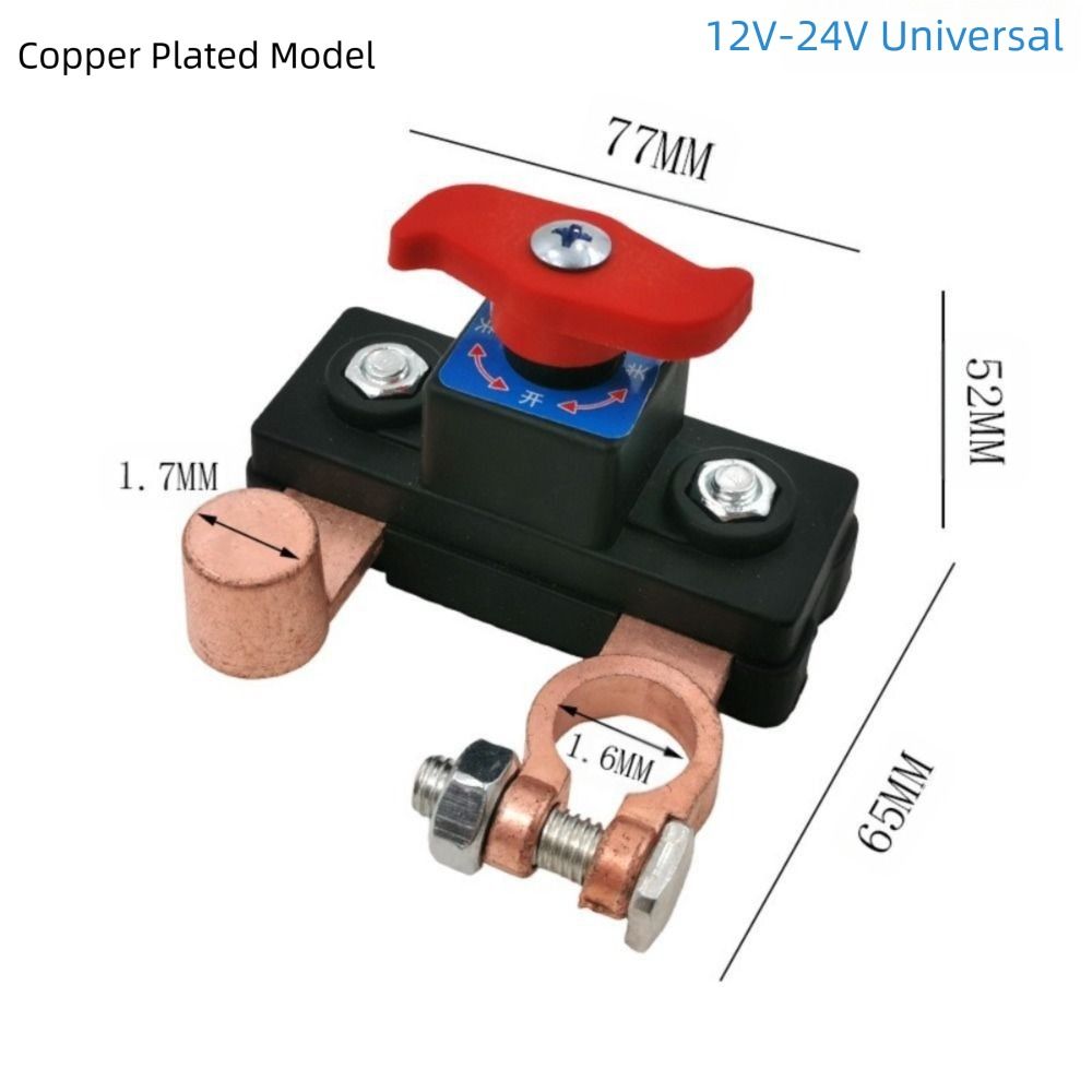 Car Battery Cut Off Switch To Stop Parasitic Drain And Add Safe Power Control bright Silver Style