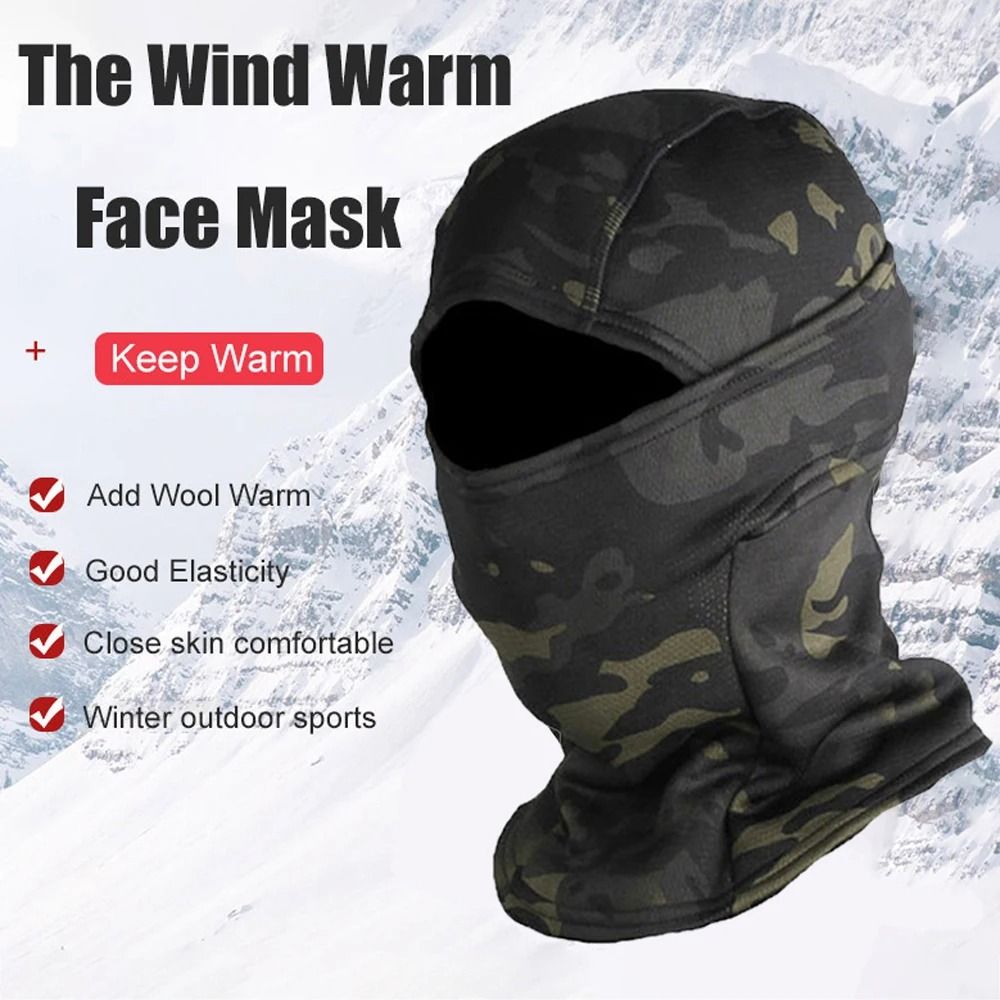 Polar Fleece Camouflage Tactical Balaclava desert