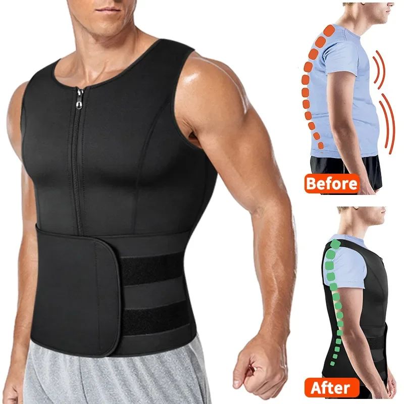 PostureAlign Medical Clavicle Support Brace Adjustable Upper Back & Shoulder Posture Corrector Belt black 2 Belt l