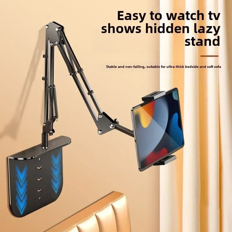 Dual Use Bedside And Desktop Tablet Stand Universal Heavy Duty Gooseneck Mount for Mobile Phone