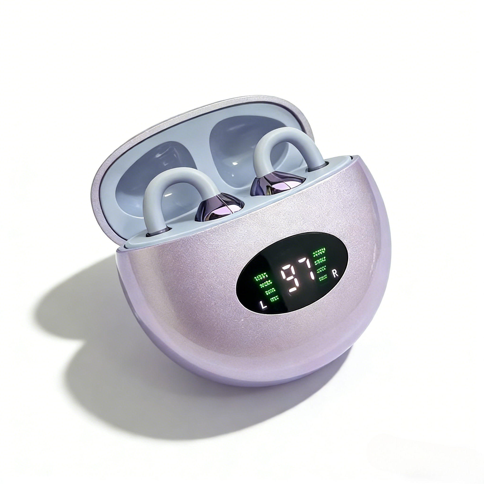 Premium Clip On Wireless Earbuds Bluetooth Sports Earphones With Long Battery Life skin