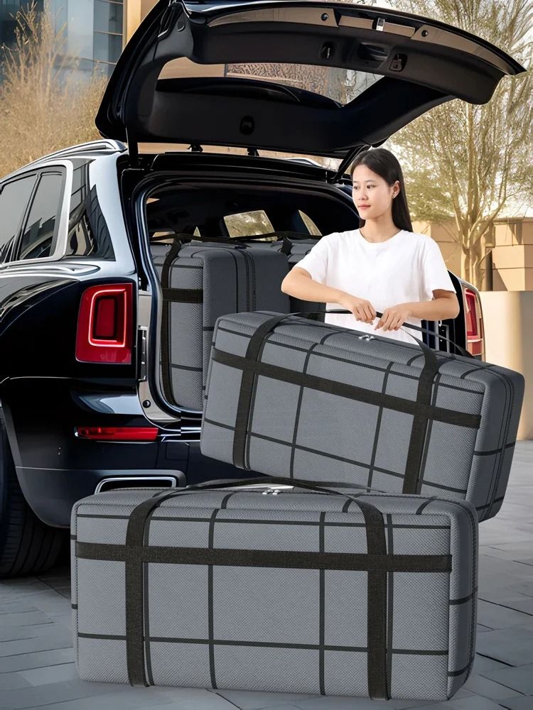 Large Capacity Portable Moving Storage Bag Foldable Duffel Organizer 55 Cm (3 Pcs)