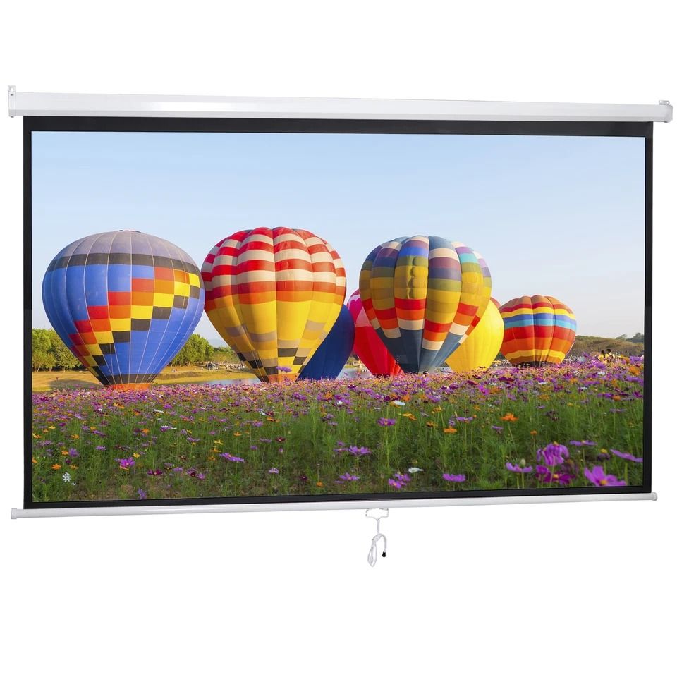 HD Projector Screen,Diagonal Pull Down, Home Theater Projection, Matte White, Viewing Angle HD Projector Screen,Diagonal Pull Down, Home Theater Projection, Matte White, Viewing Angle