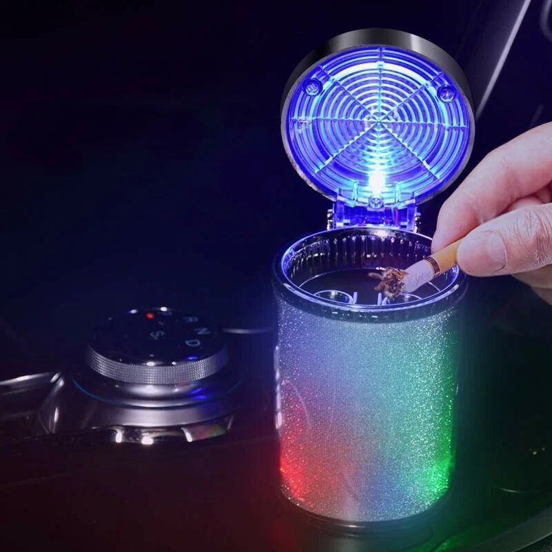 Multi Function LED Light Car Ashtray With Air Vent Portable And Colorful Multi Function LED Light Car Ashtray With Air Vent Portable And Colorful
