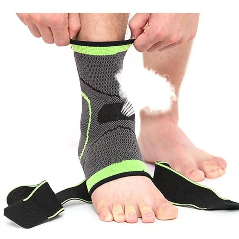Ankle Brace Support Compression Sleeve Relieve Plantar Fasciitis Pain black