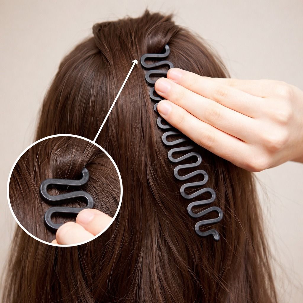 Hair French Braid Clip Magic Styling Stick For DIY Bun Maker Tool Hair French Braid Clip Magic Styling Stick For DIY Bun Maker Tool