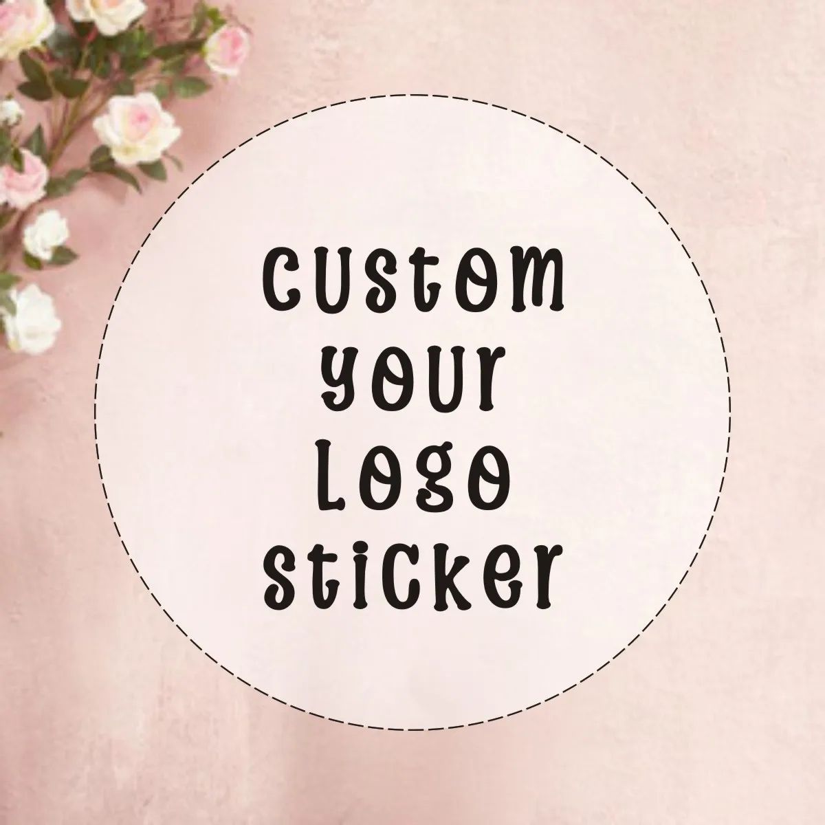 Personalize Stickers, Custom Stickers, Logo Wedding Birthday Baptism, Design Your Own Stickers 770pcs 4cm