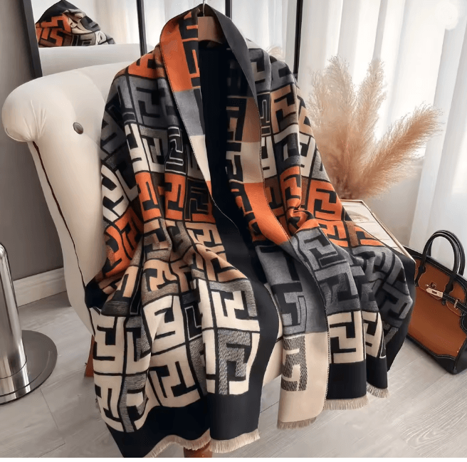 Luxury Two Sided Pashmina Scarf Soft Warm Winter Shawl For Women b