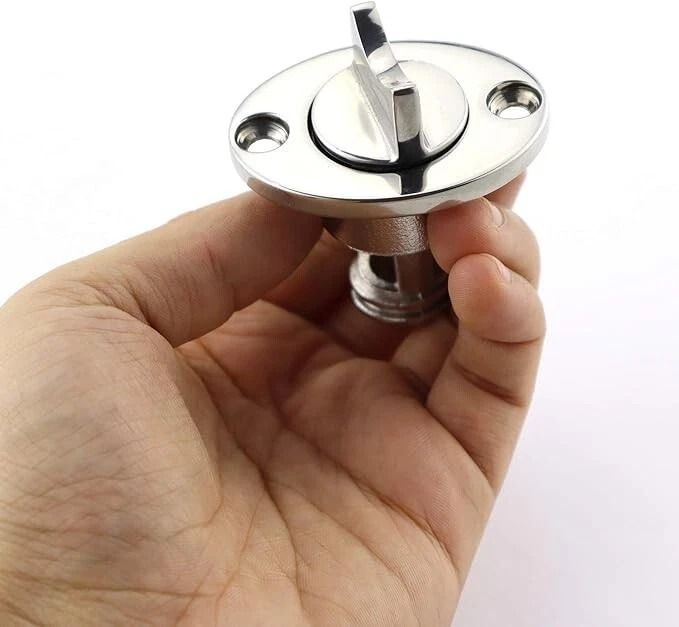 316 Stainless Steel Oval Boat Garboard Drain Plug, Durable With O Ring For Hole 316 Stainless Steel Oval Boat Garboard Drain Plug, Durable With O Ring For Hole