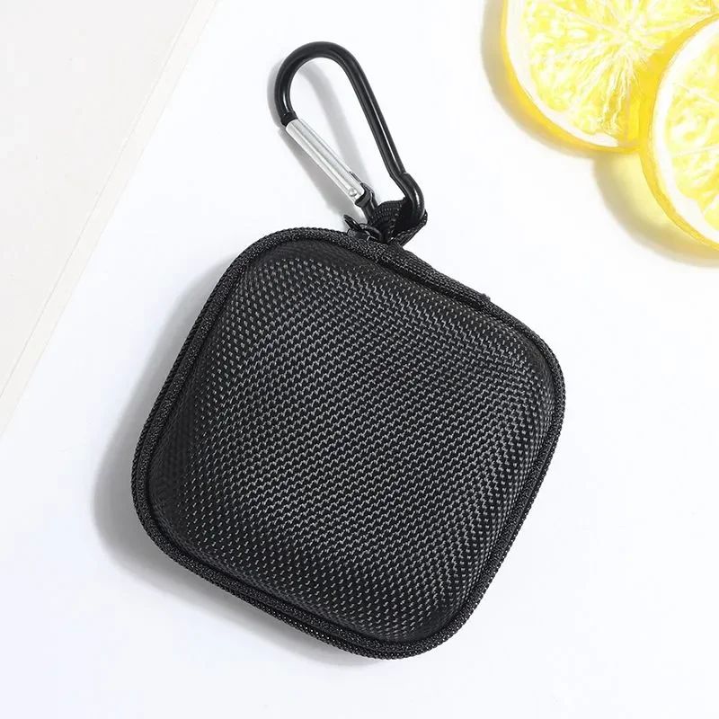 Hard Shell Shockproof Headphone Carrying Case With Accessory Storage usb light Gray