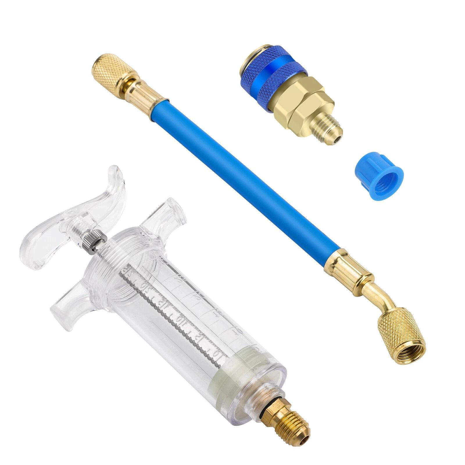 Oil & Dye Injector, Quick Coupler Connector, Ideal For Air Compressors, HVAC, & Automotive Systems Oil & Dye Injector, Quick Coupler Connector, Ideal For Air Compressors, HVAC, & Automotive Systems