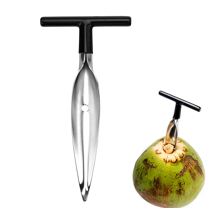 Coconut Opener Scraper Knife Punch Tool Stainless Steel Coconut Opener Tool For Quick Coconut Access Coconut Opener Scraper Knife Punch Tool Stainless Steel Coconut Opener Tool For Quick Coconut Access