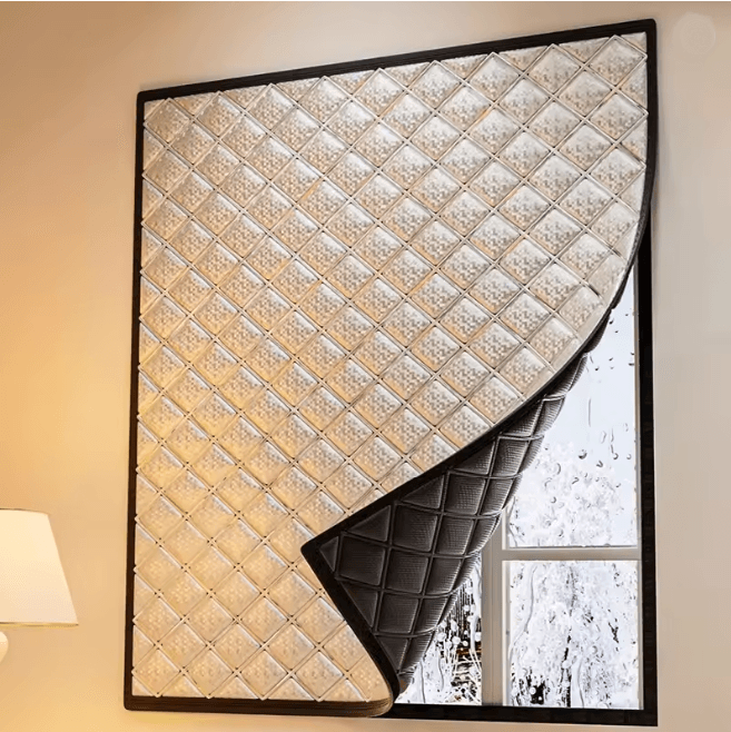 Double Thick Thermal Insulated Curtains For Cold And Heat Protection width 150cm height 90cm