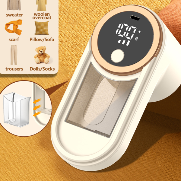 Rechargeable Fabric Shaver Lint Remover, Sweater Defuzzer, Pilling Trimmer For Clothes & Furniture grey