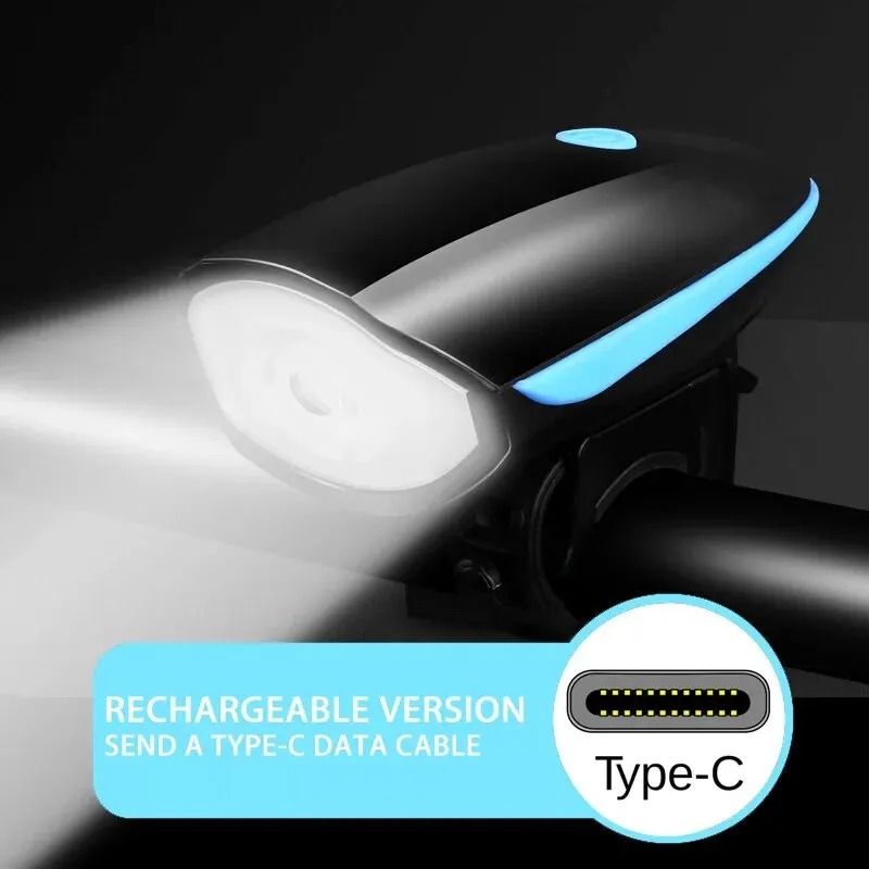 Waterproof USB Rechargeable Bicycle Headlight | 3 Mode High Intensity LED Flashlight For Mountain & Road Safety Waterproof USB Rechargeable Bicycle Headlight | 3 Mode High Intensity LED Flashlight For Mountain & Road Safety