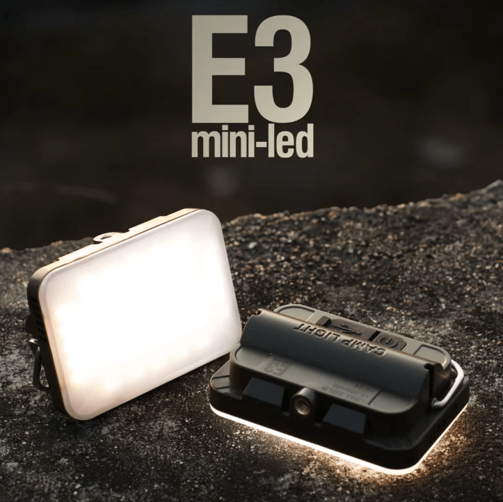 5000mAh Rechargeable LED Camping Tent Light Waterproof Outdoor Emergency Hanging Lamp e3mini