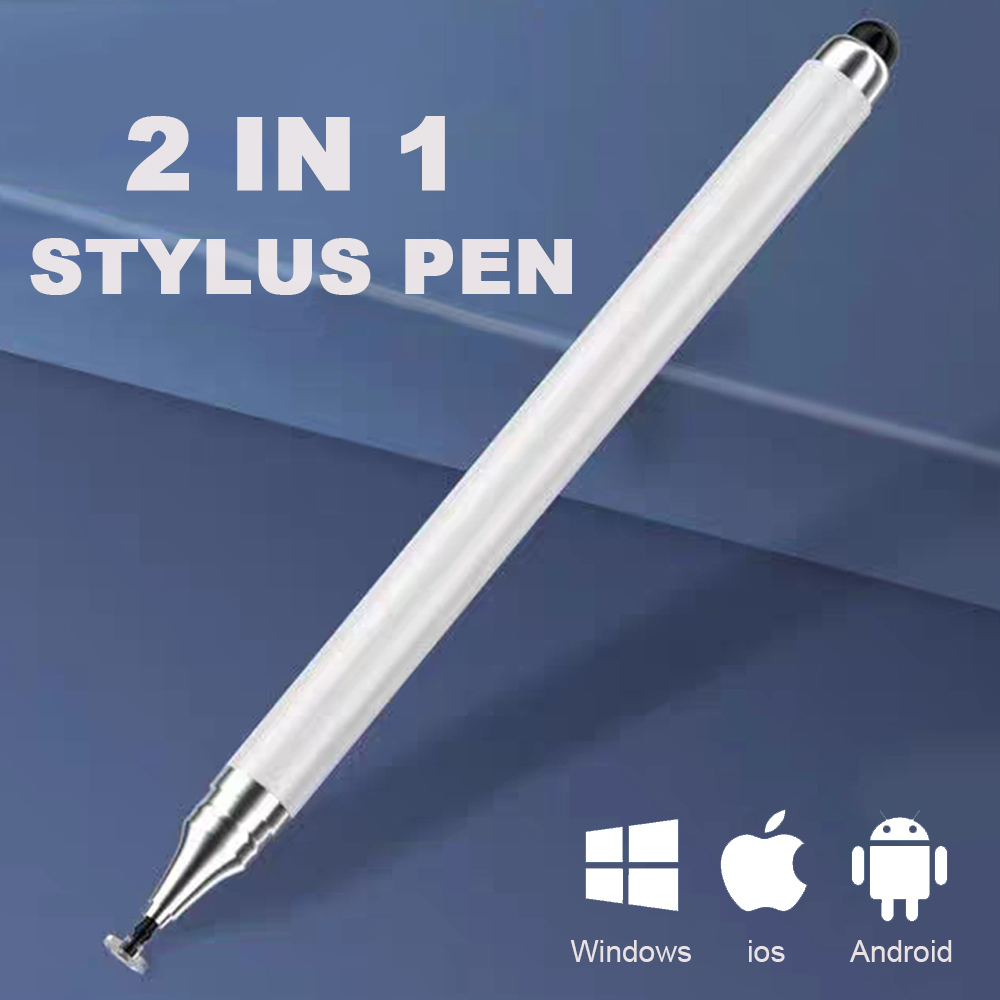 Universal Stylus Pen Precision Touch & Drawing Capacitive Pencil For Tablets & Smartphones white