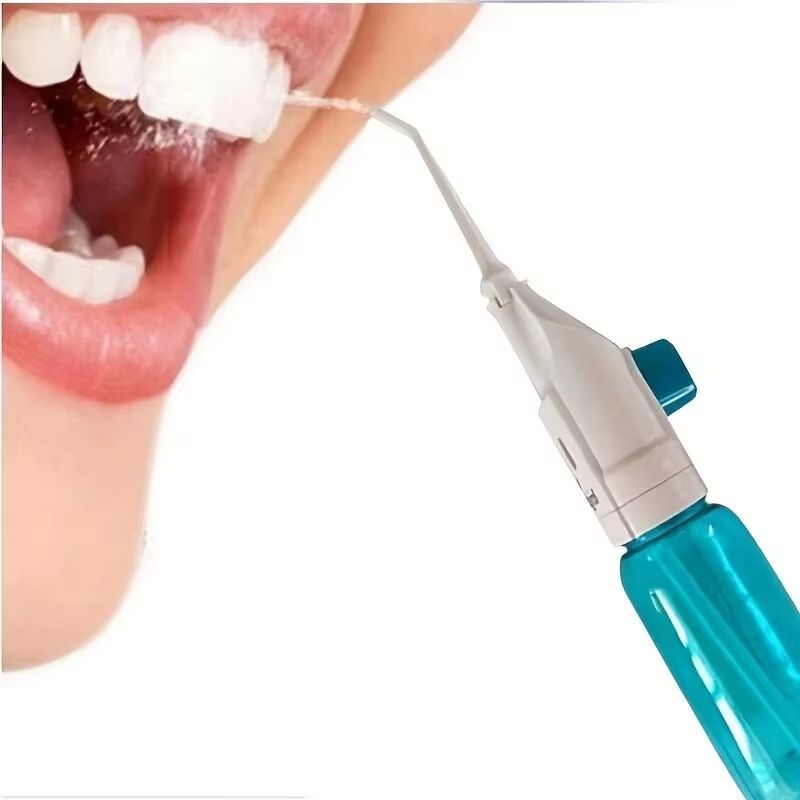 AquaClean Portable High Pressure Oral Irrigator For Deep Dental Care blue