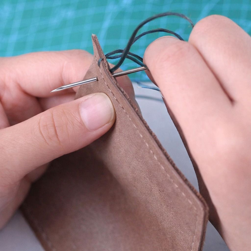 Leather Sewing Kit Complete Leather Stitching Needles & Awl Tools For DIY Craft, Sewing, And Leather Work Leather Sewing Kit Complete Leather Stitching Needles & Awl Tools For DIY Craft, Sewing, And Leather Work