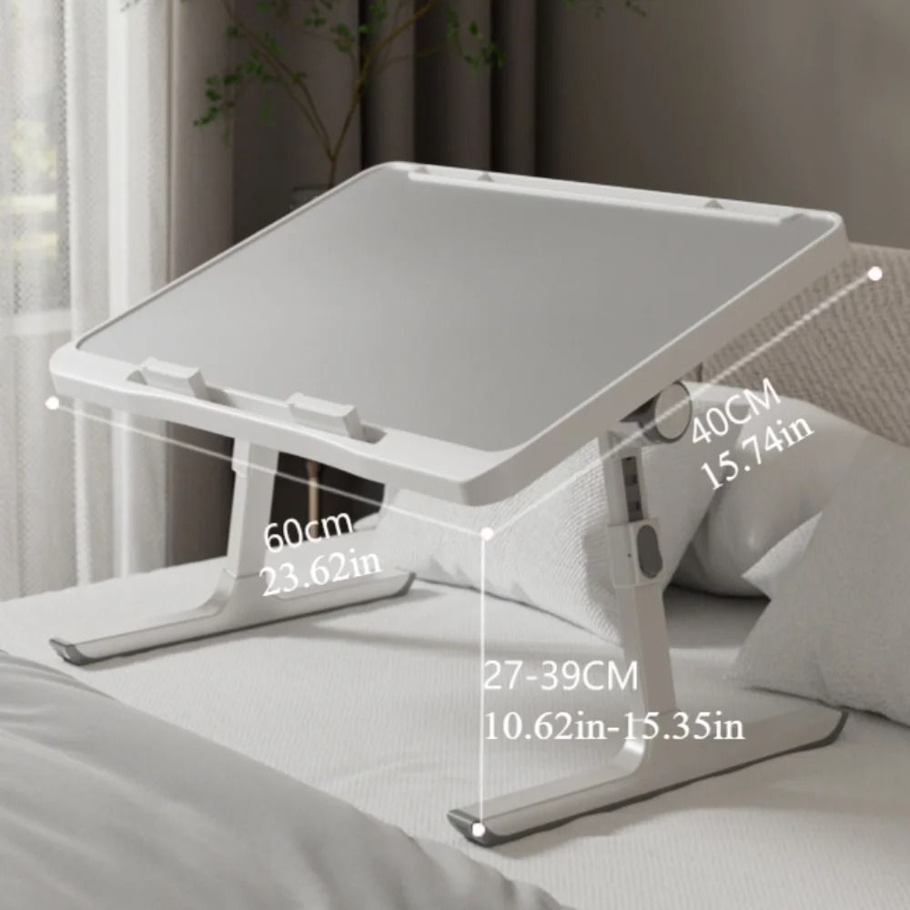 Foldable Laptop Bed Tray Table with Drawer