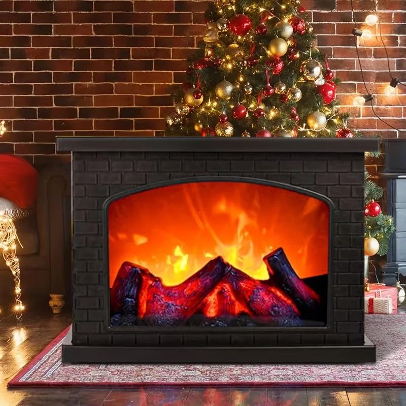 Realistic LED Fireplace Lamp With USB Battery Power & Vintage Flame Effect medium