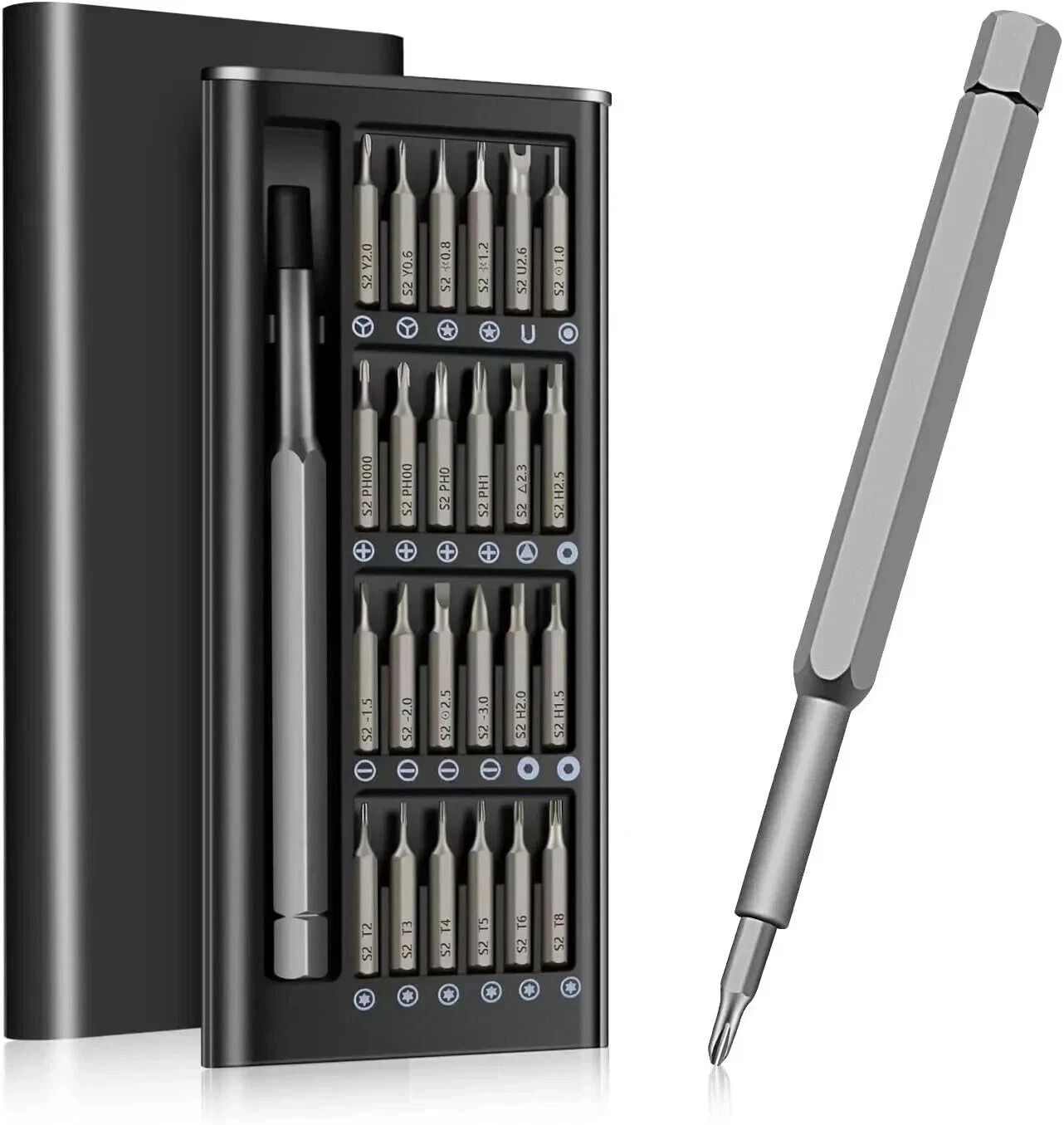 Magnetic Mini Screwdriver Bit Set For PC, Small Precision Screwdriver Set Magnetic Mini Screwdriver Bit Set For PC, Small Precision Screwdriver Set