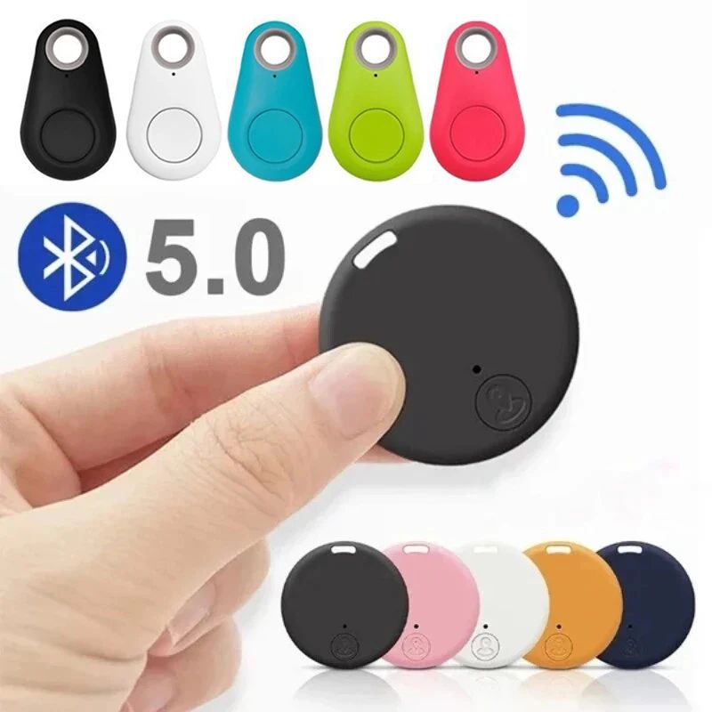 SmartGuard Mini GPS Locator Bluetooth Keychain For Keys, Wallet, Pets & Kids pink a