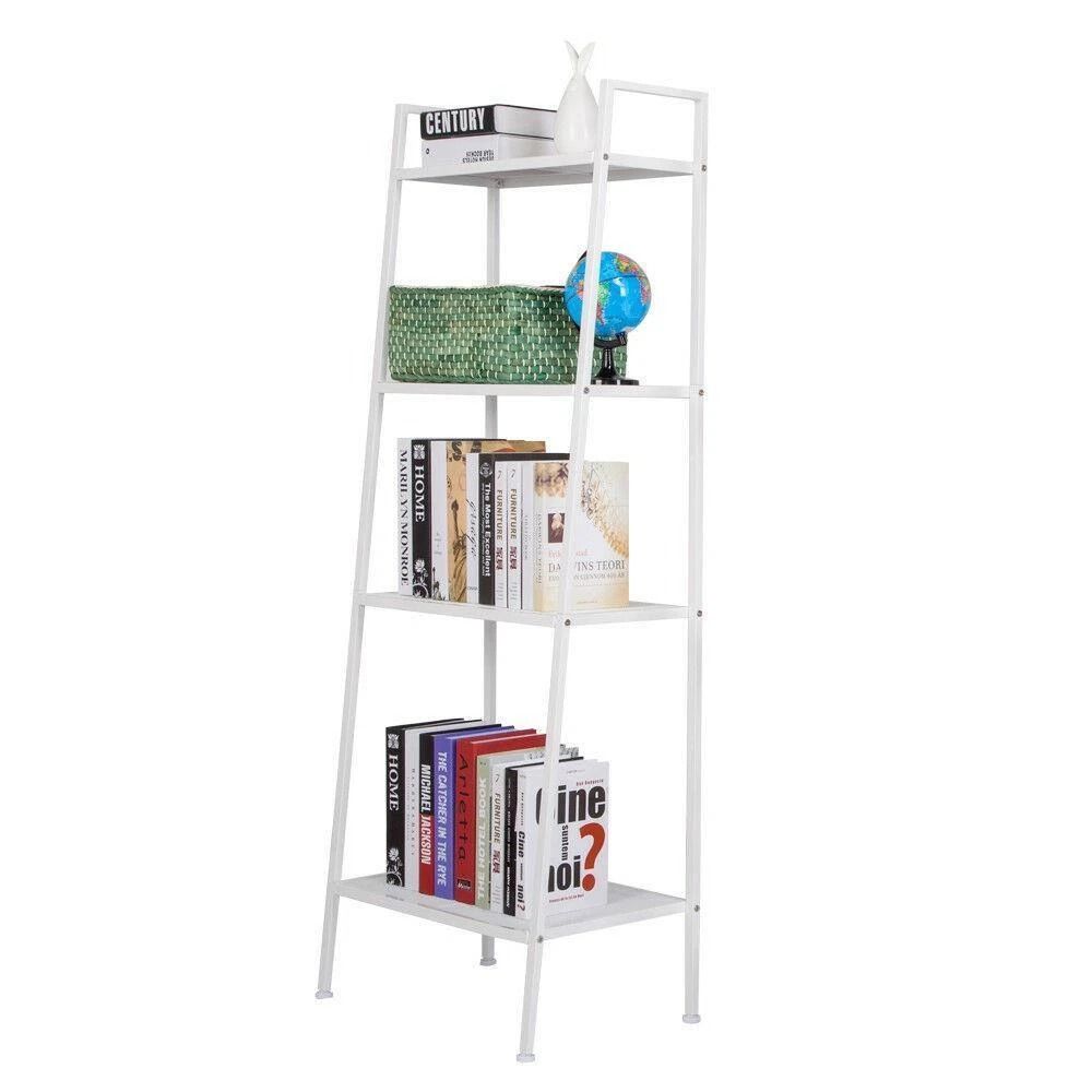 Iron Wall Ladder Shelf | Sturdy Bookshelf & Storage Unit For Home, Office, And Living Room Iron Wall Ladder Shelf | Sturdy Bookshelf & Storage Unit For Home, Office, And Living Room