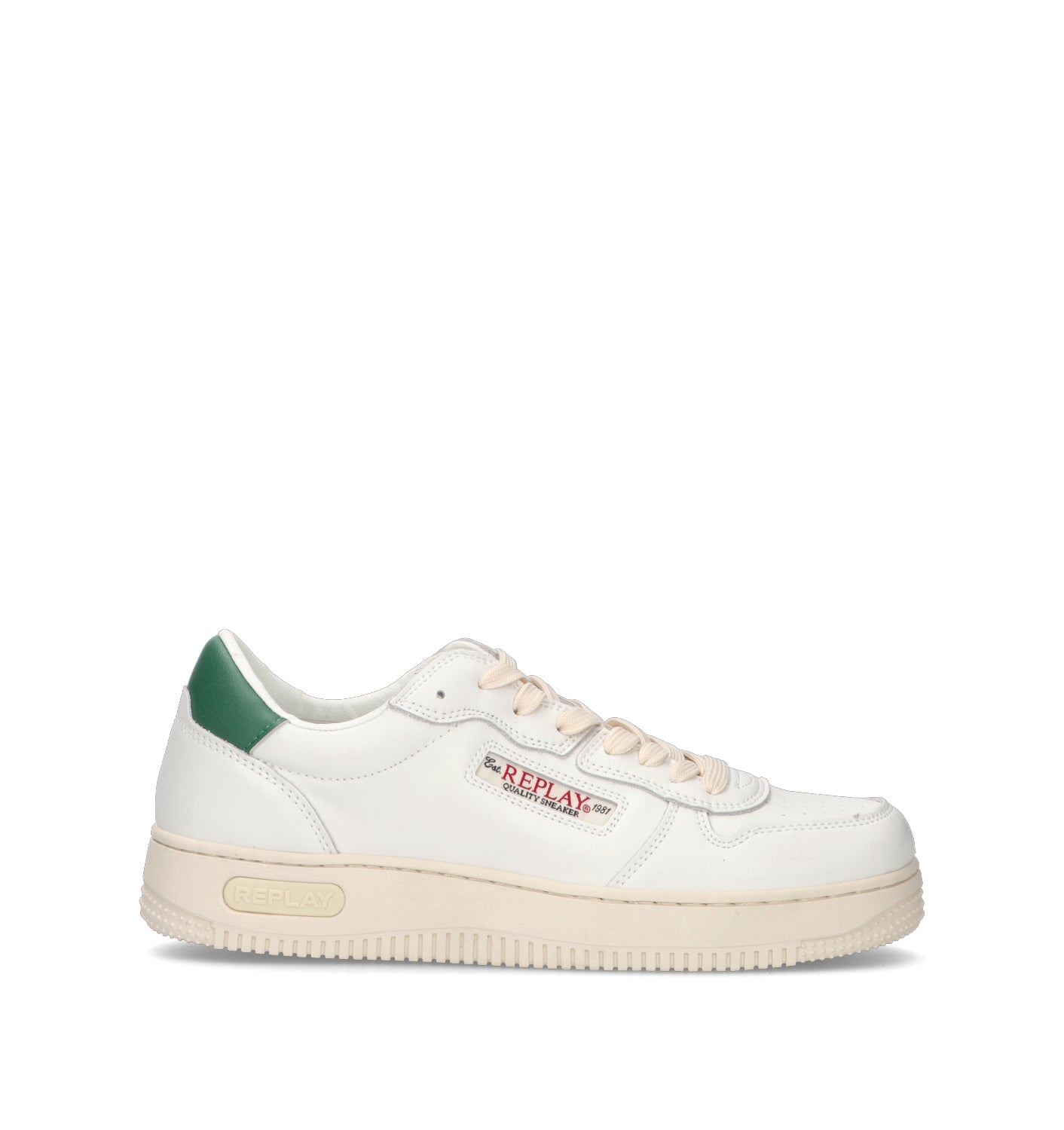 REPLAY Sneaker uomo bianca/verde