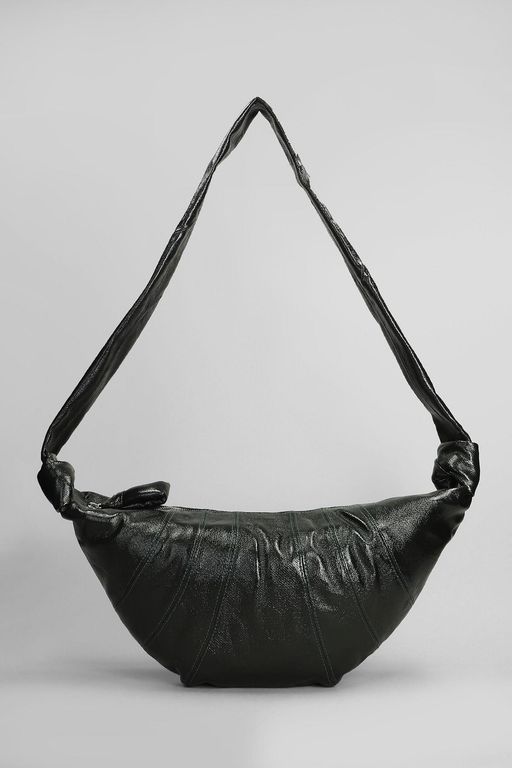Medium Croissant Shoulder Bag - Black - Lemaire Shoulder Bags