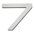 Atlas Homewares Paragon 4" H Surface Mount House Number Metal in Gray | 4 H x 4.75 W x 0.75 D in | Wayfair PGN7-SS