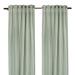 Gracious Living Plain Linen Solid Color Semi-Sheer Rod Pocket Single Curtain Panel Linen in Gray | 96 H in | Wayfair Plain Linen-Boulder-33