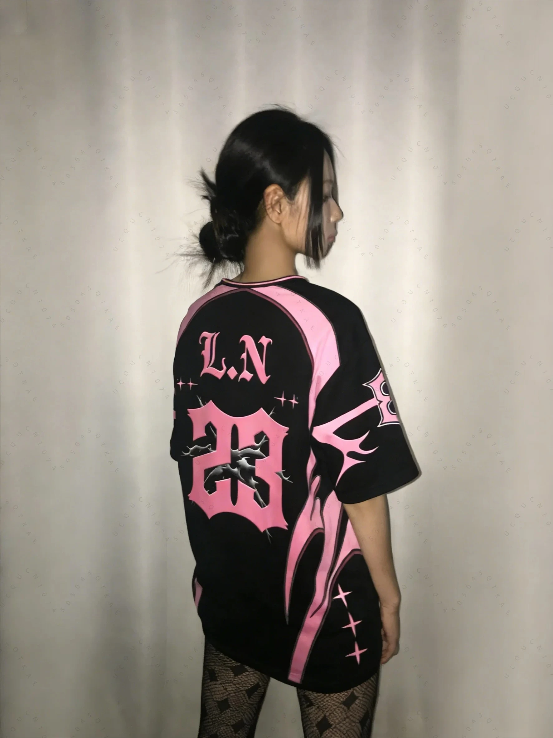 2026 Modische Atmungsaktive Unisex Camisole Tanktops für Damen, Do It Pink Nummer Camisole Tanktop, Kinder- und Erwachsenen-Schwarzes T-Shirt Image