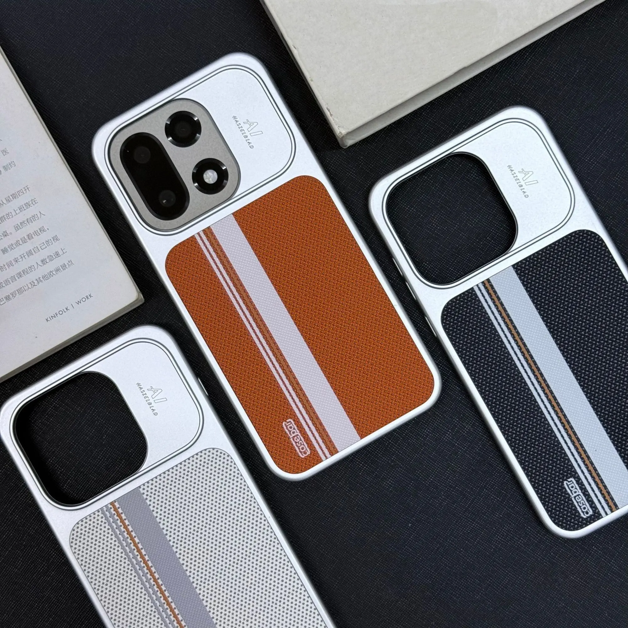 Für OnePlus 15 Hülle Neue Modische Harte PU Magnetische MagSafe Schutzhülle Rückseitenabdeckung für OnePlus15 One Plus 15 1+15 Handyhülle Image