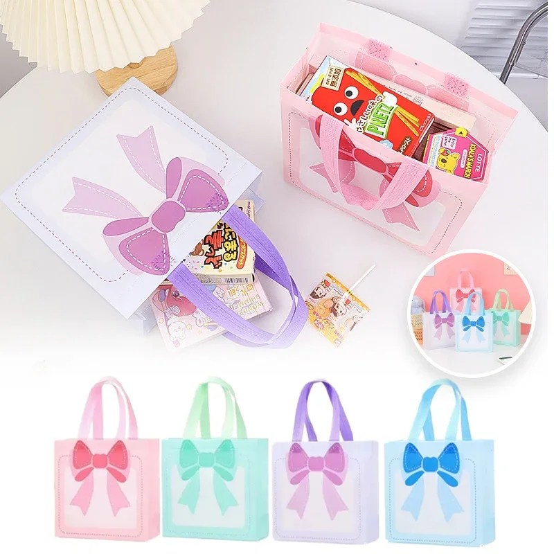 1–20 Stück Valentinstags-Geschenktüten, Premium-Vlies-Tragetaschen für Geburtstagsfeiern, handgefertigte Leckerlibeutel, elegante Geschenktüten Image