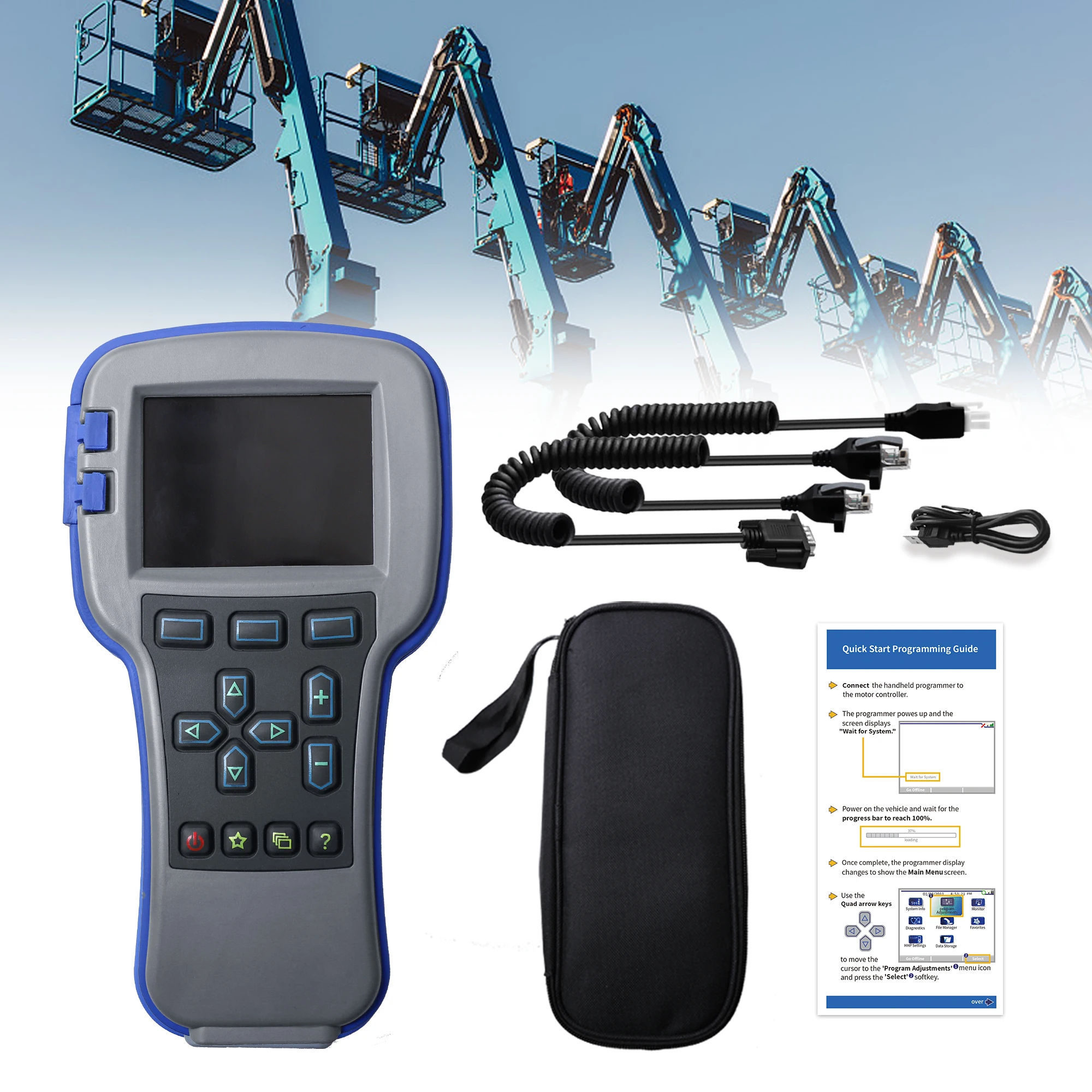 Handprogrammiergerät 1313-4331 für Curtis AC/DC-Motorsteuerung 1313-4431 1313-4401 Kompatibel mit Elektrostapler und Golfwagen Image