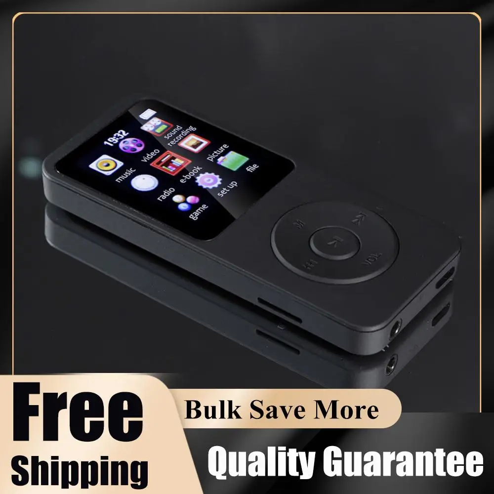 MP3-Player, integrierter Lautsprecher, HiFi-Musik-Player, verlustfreier Musik-Player, Bluetooth-kompatibel 5.0, Sprachrekorder, unterstützt FM-Radio, E-Book-Aufnahme Image