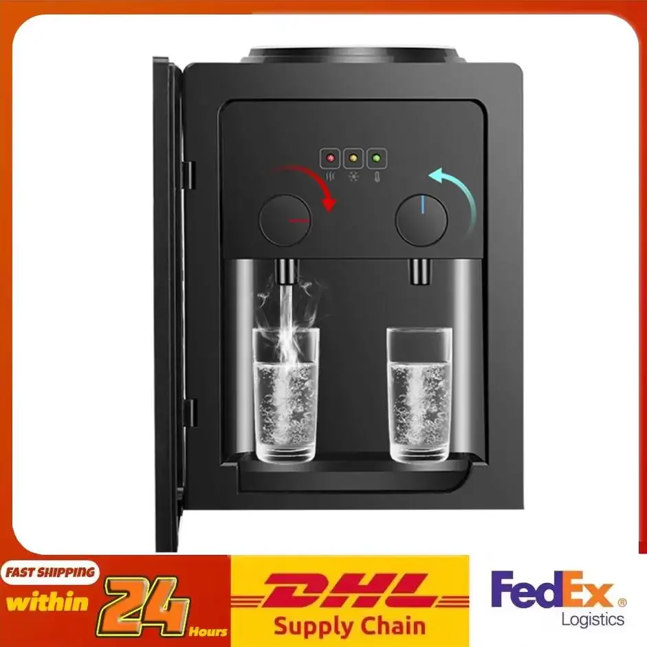 550W 75W Elektrischer Wasserspender Heiß-Kalt-Wasserspender Tischspender Schnelle Erwärmung Kompakt für Schreibtisch Nachttisch Bürogebrauch Image