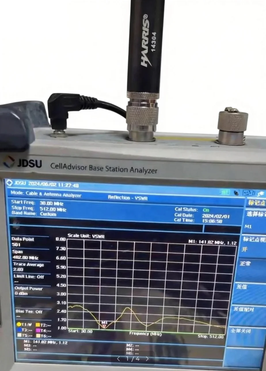 15W Langstrecken-Taktisches Walkie-Talkie-Funkgerät 152A 30-512MHz mit Antennen-Set Image