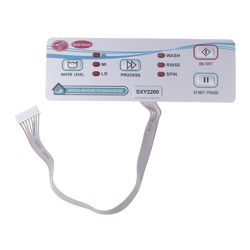【Schön】16*5,5cm Waschmaschinen-Platine SXY2200 Bedienfeld für Waschmaschinen und Trockner, Steuerplatine für Großgeräte