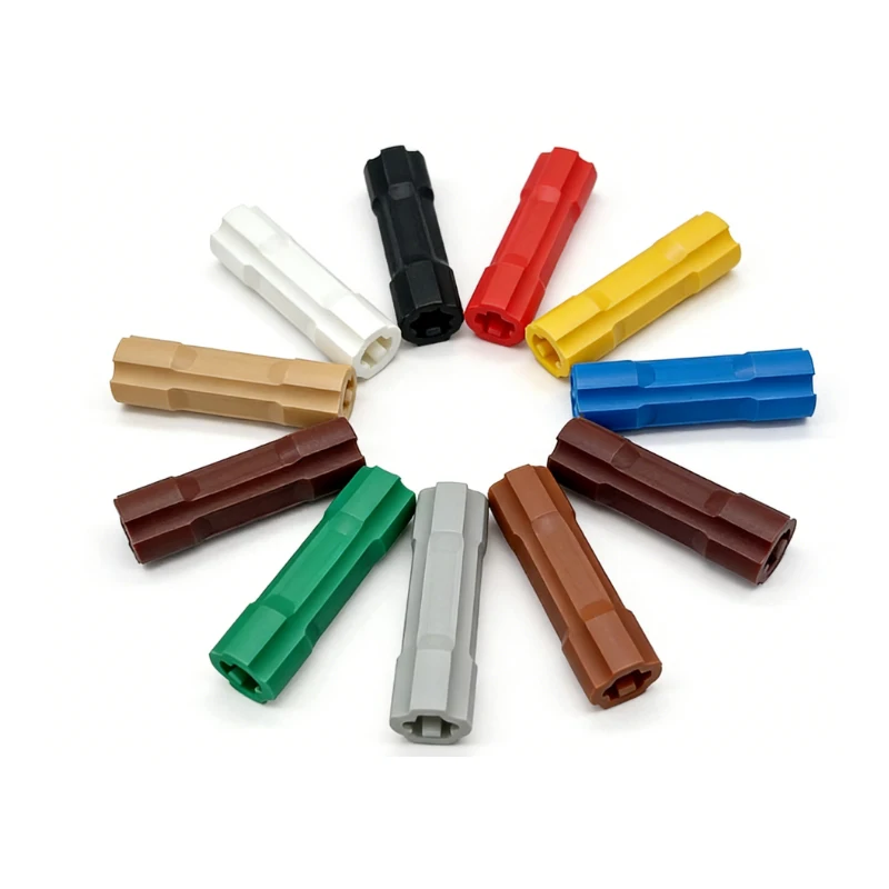 55 Stück MOC-kompatible Bausteine 26287 kleine Partikelbausteine 1x3 Achsverbinder DIY Kinderspielzeug