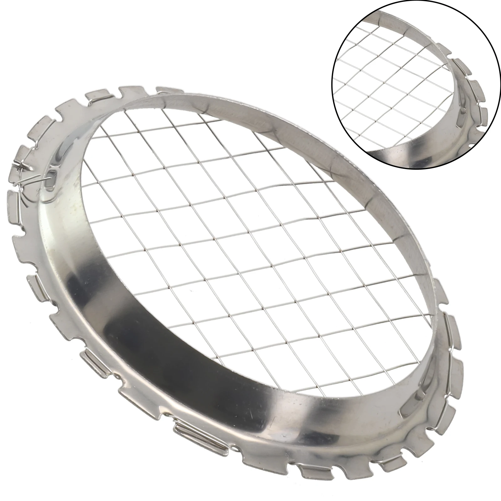 1 Stück Würfelschneider, runder Gitterschneider für Eier, Pilze, Gemüse, Küchen-Schneidegerät, Werkzeug, Zerkleinerer Image