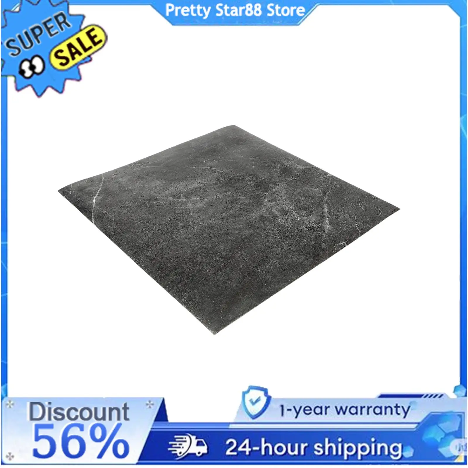 PVC Bodenbelag Self-adhesive Fliesenaufkleber Holzlaminatfootboden Self-adhesive Tiles Wasserfeste Floor Tiles for Livingzimme