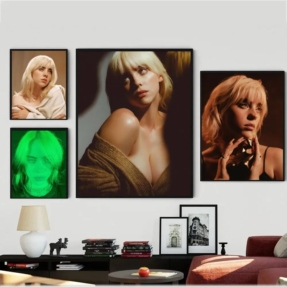 Heißer B-Billies Sänger Vintage Wandkunst Malerei Studie Ästhetische Kunst Große Wand Image